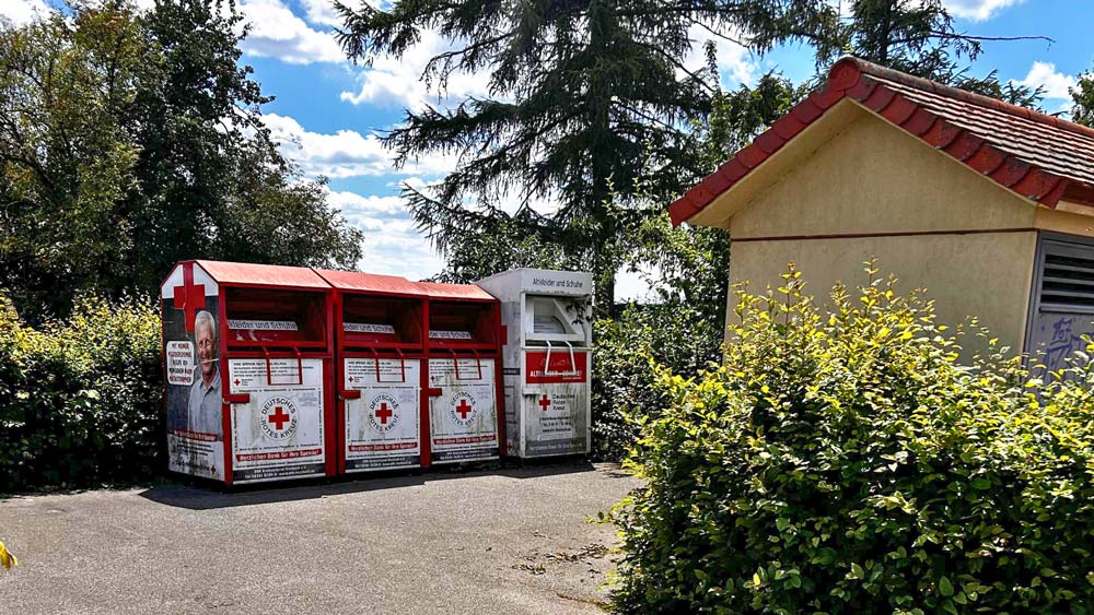 Altkleidercontainer DRK 