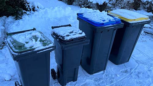 Das Winterwetter beeinträchtigt die Müllabfuhr im Neckar-Odenwald-Kreis, Foto: KWiN 